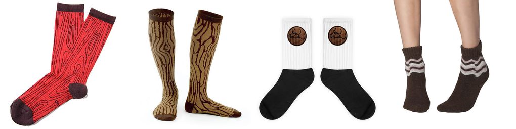wood socks